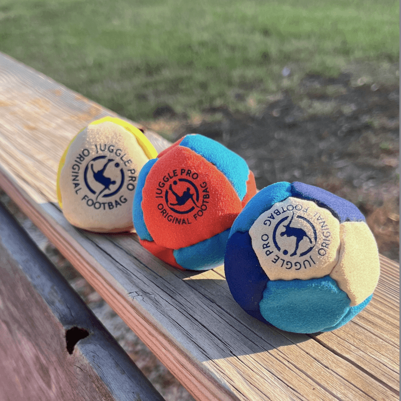 3 Footbags Hacky Sack - ORIGINAL